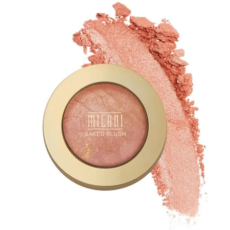 Milani Baked Blush - Luminoso (0.12 Ounce) Cruelty-Free Powder Blush - Shape Contour & Highlight Fac | Walmart (US)