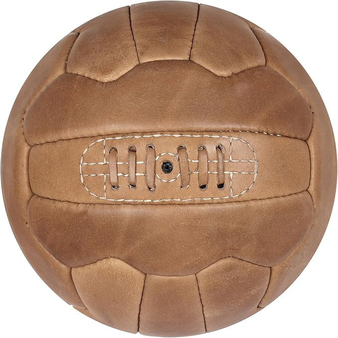 (Football Light brown) - FNine Antique Leather Balls, Vintage Balls Hand Made, | Amazon (CA)