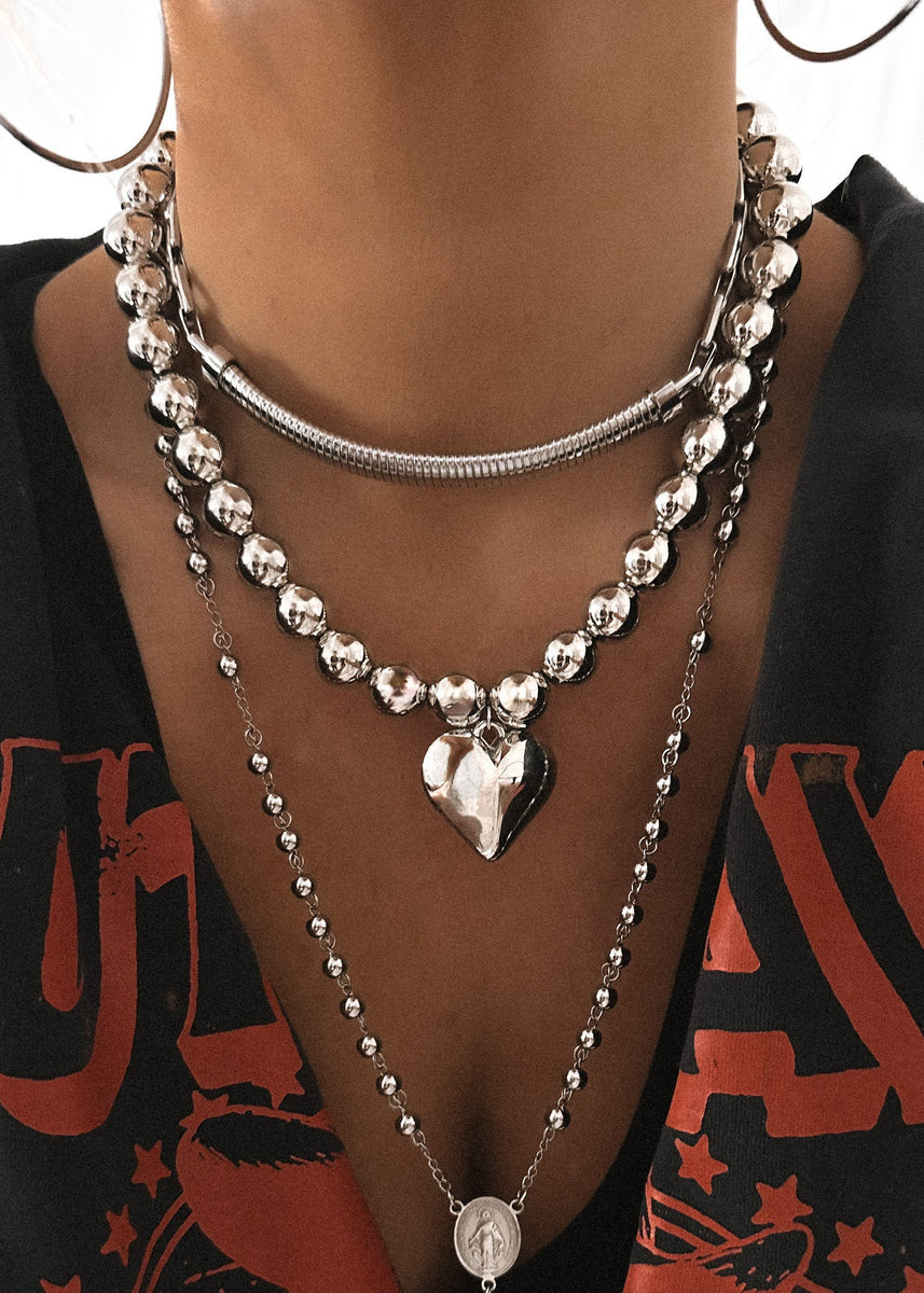 FABIENNE STATEMENT NECKLACE SET | Pebby Forevee