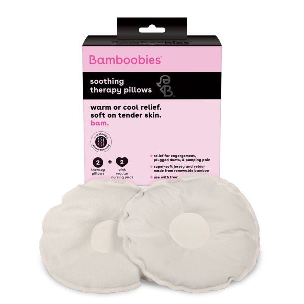 Bamboobies® Soothing Nursing Pillows with Flaxseed, Heating Pad or Cold Compress for Breastfeedi... | Walmart (US)