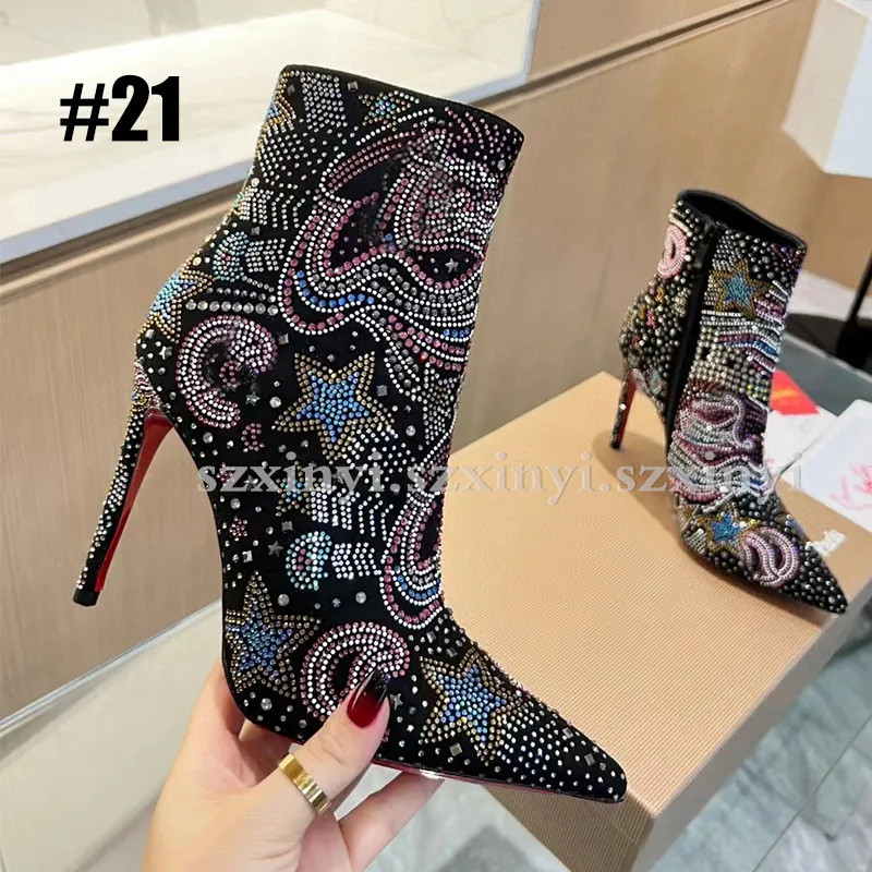 Premium Quality Brand Fashion Womens Suede Leather High Heeled Boots For Women From Szxinyi, $99.... | DHGate