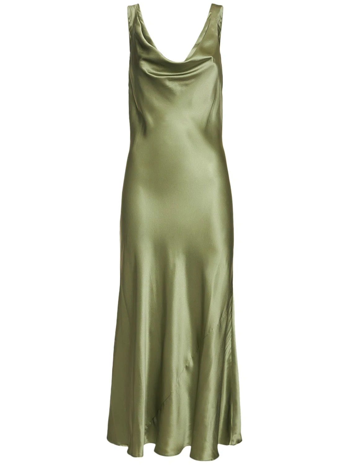 Bryn Silk Charmeuse Midi Dress | Luisaviaroma