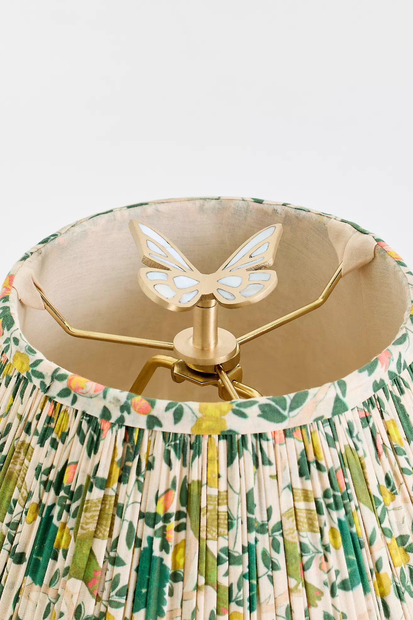 Delia Mother of Pearl Butterfly Lamp Finial | Anthropologie (US)