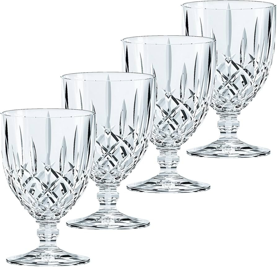 Nachtmann Noblesse Collection Small Goblet, set of 4, Made of Crystal Glass, Clear, for Holidays ... | Amazon (US)