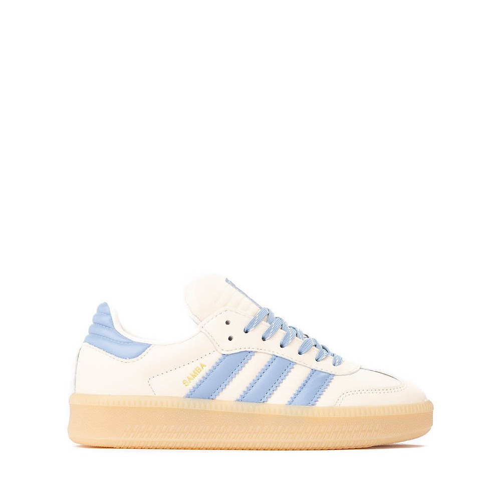 adidas Samba XLG Athletic Shoe - Big Kid - Wonder White / Ash Blue / Gum | Journeys