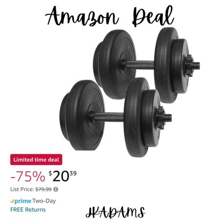 Amazon Dumbbells Deal

Workout
Dumbbells
Fitness

#LTKfindsunder50 #LTKsalealert #LTKActive