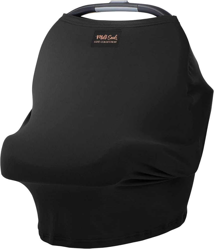 Milk Snob Original 5-in-1 Luxe Nursing Cover in Black - Added Privacy Breastfeeding Cover, Car Se... | Amazon (CA)