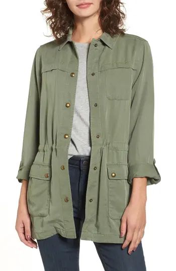 Women's Joules Safari Jacket, Size 16 - Green | Nordstrom