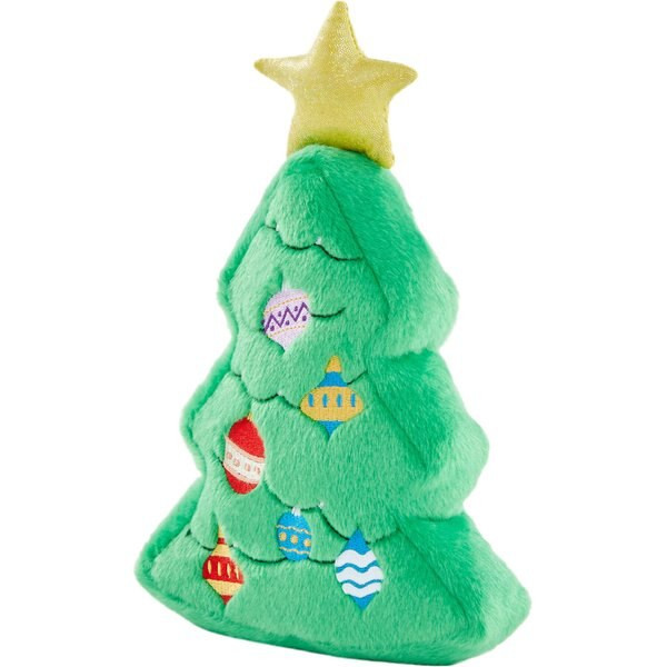 Frisco Holiday Tree Thin Plush Squeaky Dog Toy, Medium | Chewy.com