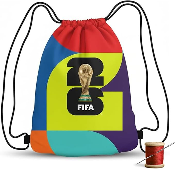 FIFA World Cup DIY Drawstring Backpack Kit – Soccer Fan Sewing Craft Project – Includes 24" x... | Amazon (US)