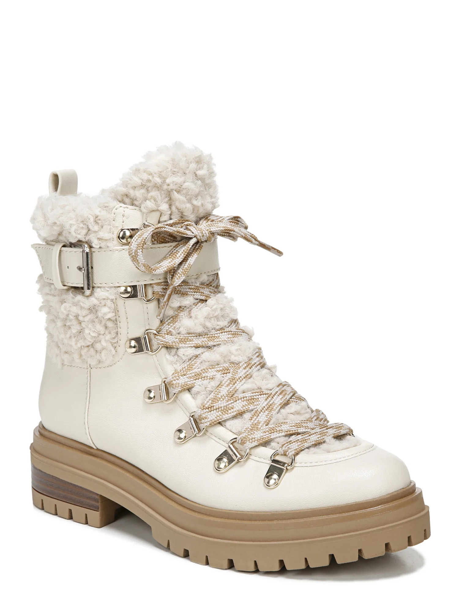 Circus by Sam Edelman Women's Gretchen Shearling Hiker Boot - Walmart.com | Walmart (US)