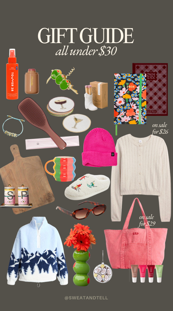 Cute, unique and fun gifts under $30 / lots of these on sale for Black Friday too!

#LTKCyberWeek #LTKHoliday #LTKGiftGuide