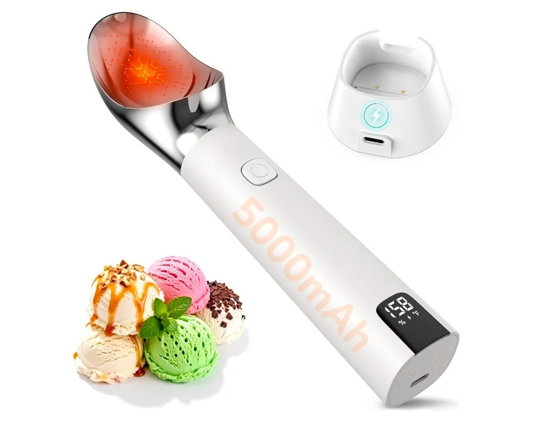 Ok .. Ice cream lovers .. I was just getting some out of the freezer and it was hard so I ran my spoon under hot water and thought why hasn't someone made a heated scoop yet .. ummm well apparently they have!! What do you think? Extra Gadget or Extra Cool 😎?  🔗👇#icecreamlovers #icecream #scoop #amazonaffiliate #Amazon #amazonkitchen

#LTKdayinmylife #LTKfoodie #LTKHome