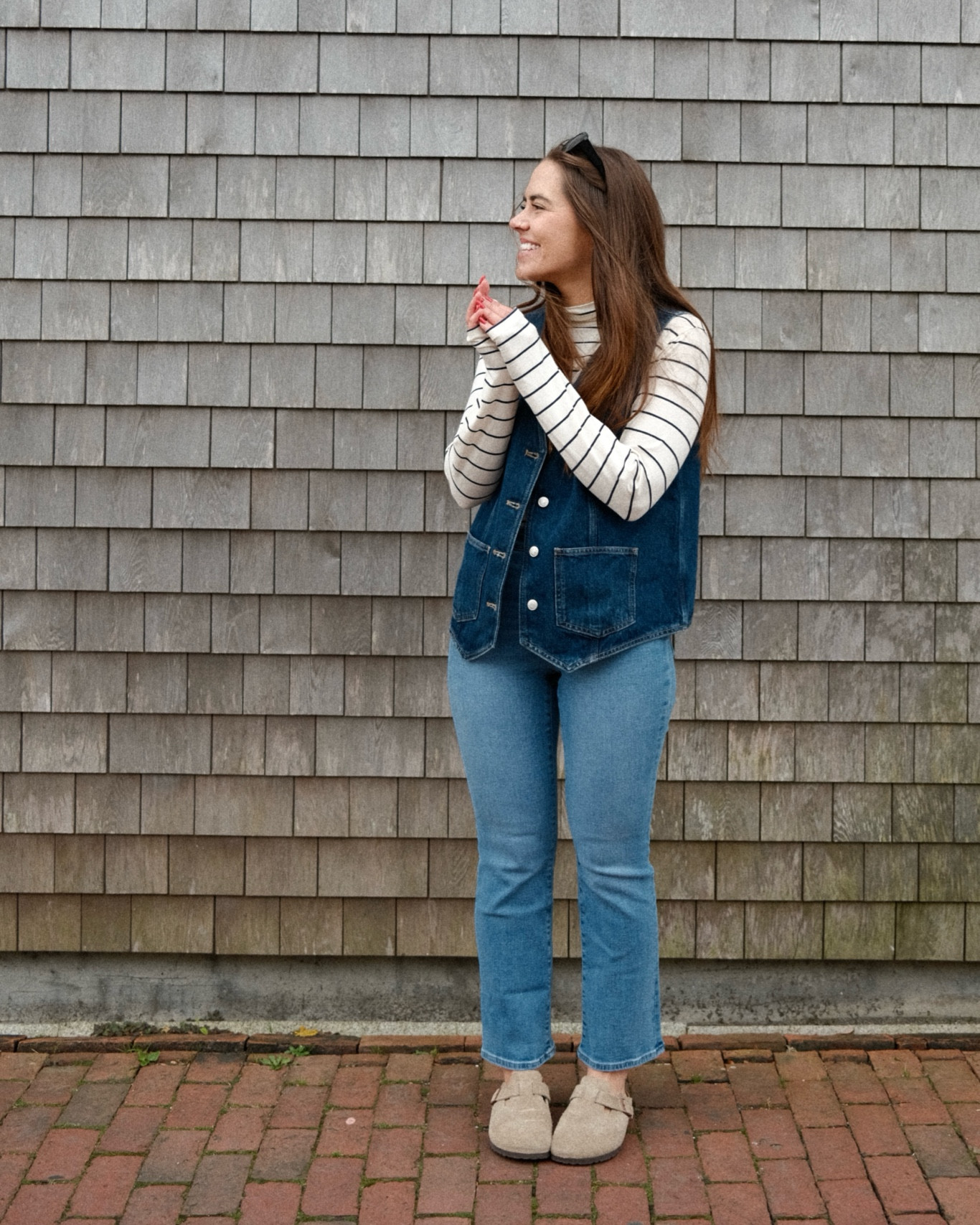 A double denim moment 