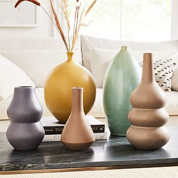 Crackle Glazed Ceramic Vases | West Elm (US)