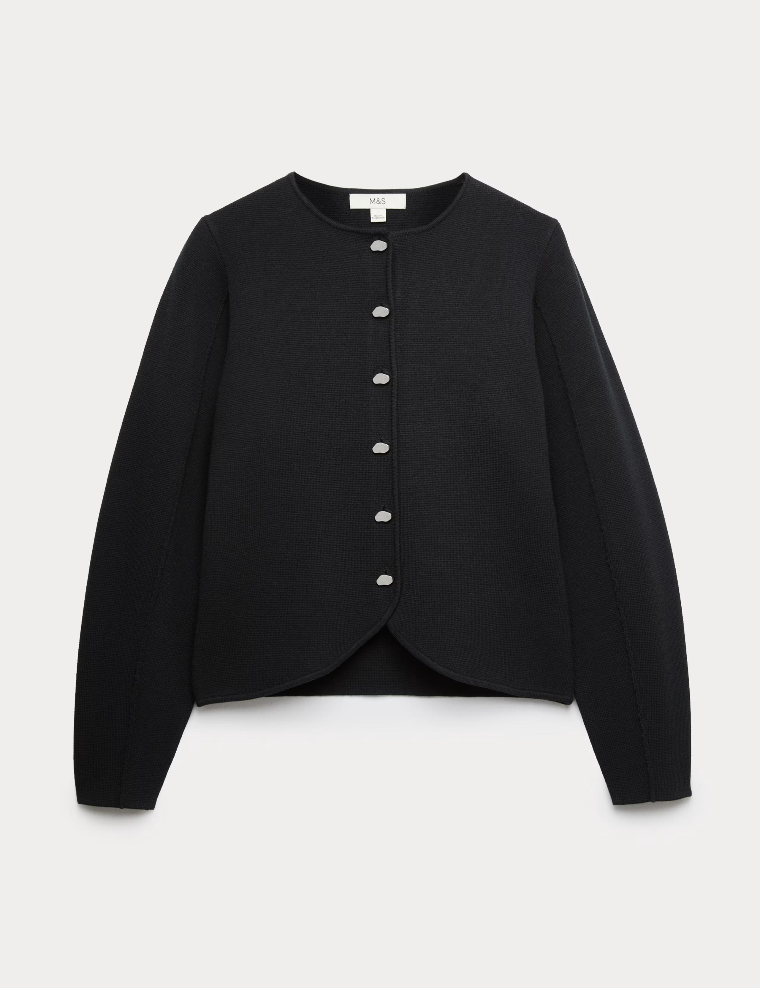 Soft Touch Waisted Fitted Cardigan | Marks & Spencer (UK)