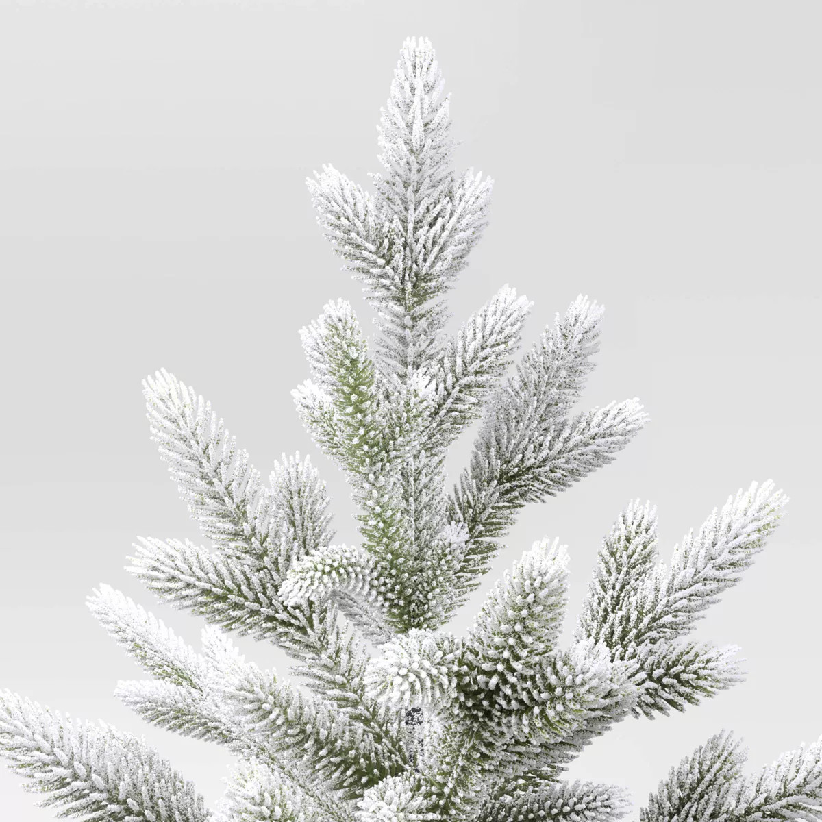 Christmas Small Heavy Flocked Tree Green - Threshold™ | Target
