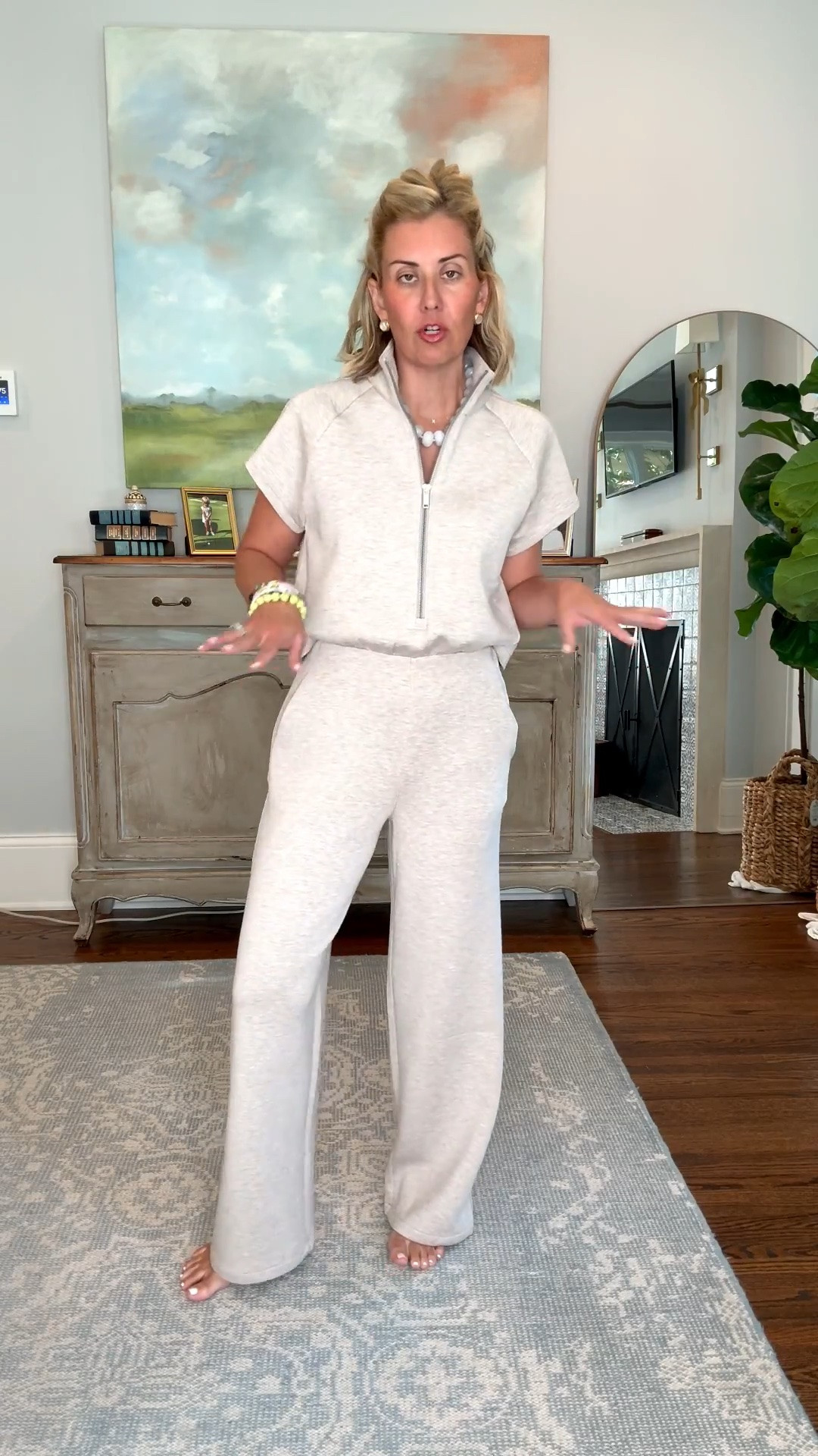 *25% off full-price Air Essentials styles (8/26-8/30): Code AE25

*Non-Air Essentials styles: CATHERINEXSPANX for 15% off 1st order + free shipping

Sizing:
Pintuck jumpsuit - s petite
Crewneck Tee - xs
Straight Leg Pant - small petite
Tie-Waist Midi Dress - xs
Oversized Button Down - xs
Pintuck Wide Leg Pant - small petite
Cardigan - xs
Slim Straight Pant - small petite

#spanxpartner
#LTKdayinmylife #LTKOver40 #LTKPetite @Spanx