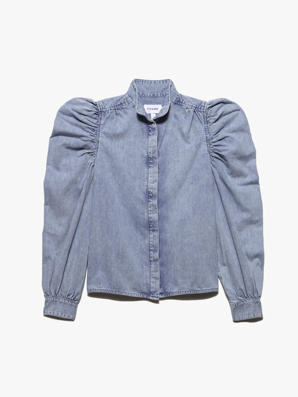 Gillian Long Sleeve Top  in  Cresthaven | Frame Denim