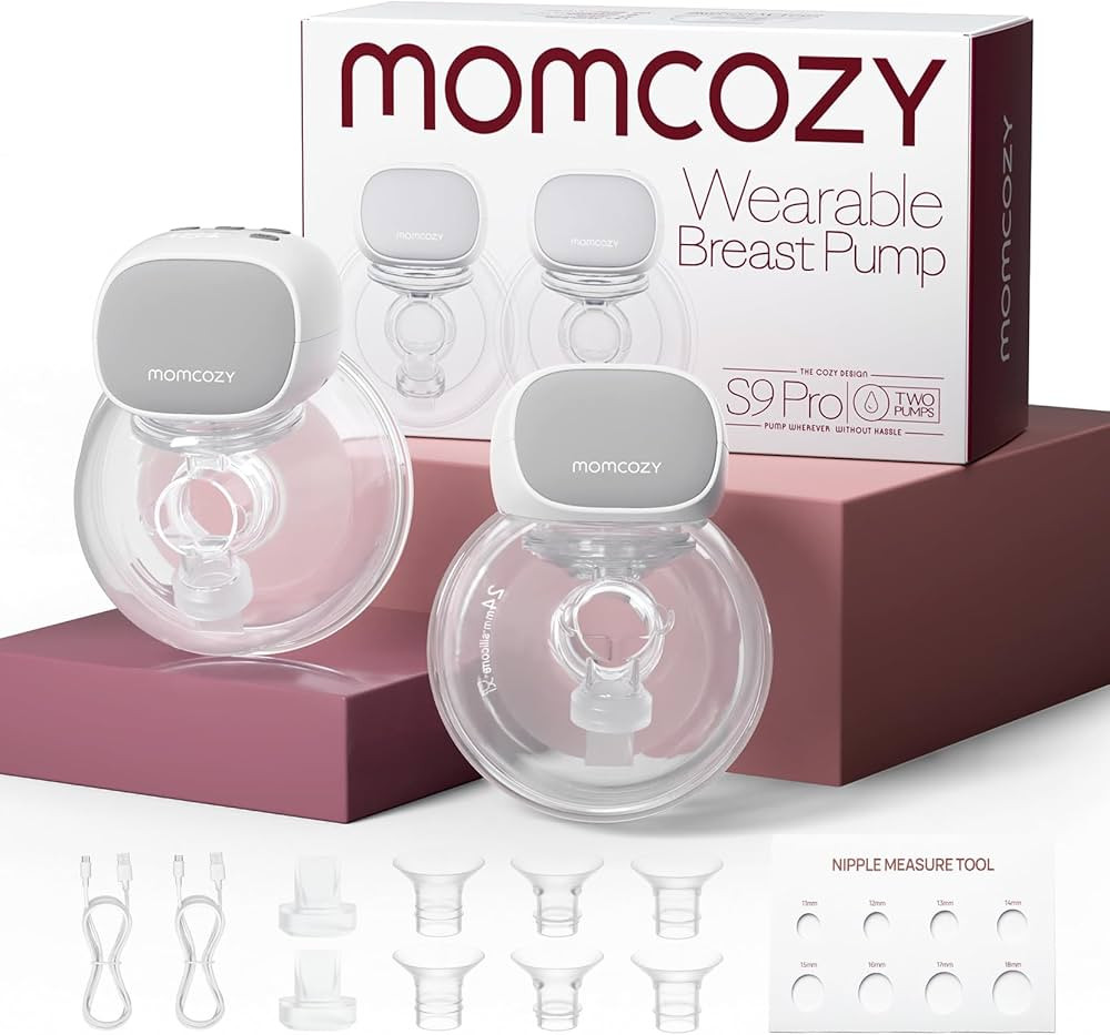 Momcozy S9 Pro Upgraded Wearable Breast Pump, Hands-Free Design with Extended Battery Life & LED ... | Amazon (US)
