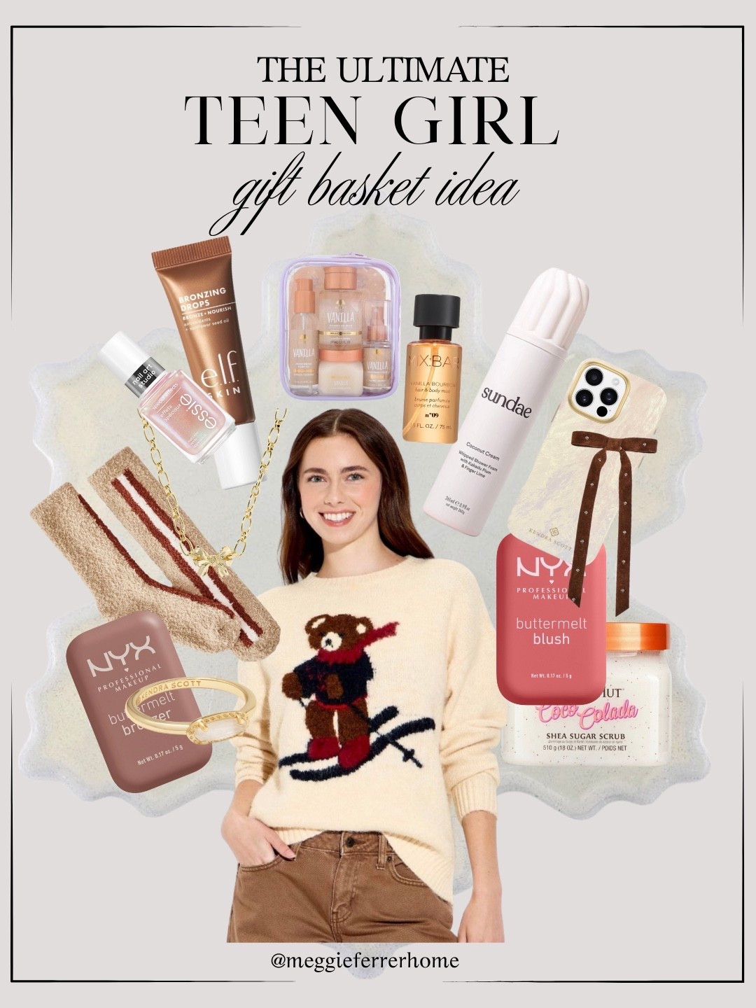 The ultimate teen girl gift basket idea 💕
If you’ve been stuck on what to get a teen this year… this combo has been a major hit with every girl in Stella’s friend group.
Cozy ✨ trendy ✨ self-care — and the best part? Every single item is under $20. 🤌

#LTKGiftGuide #LTKSaleAlert #LTKFindsUnder50