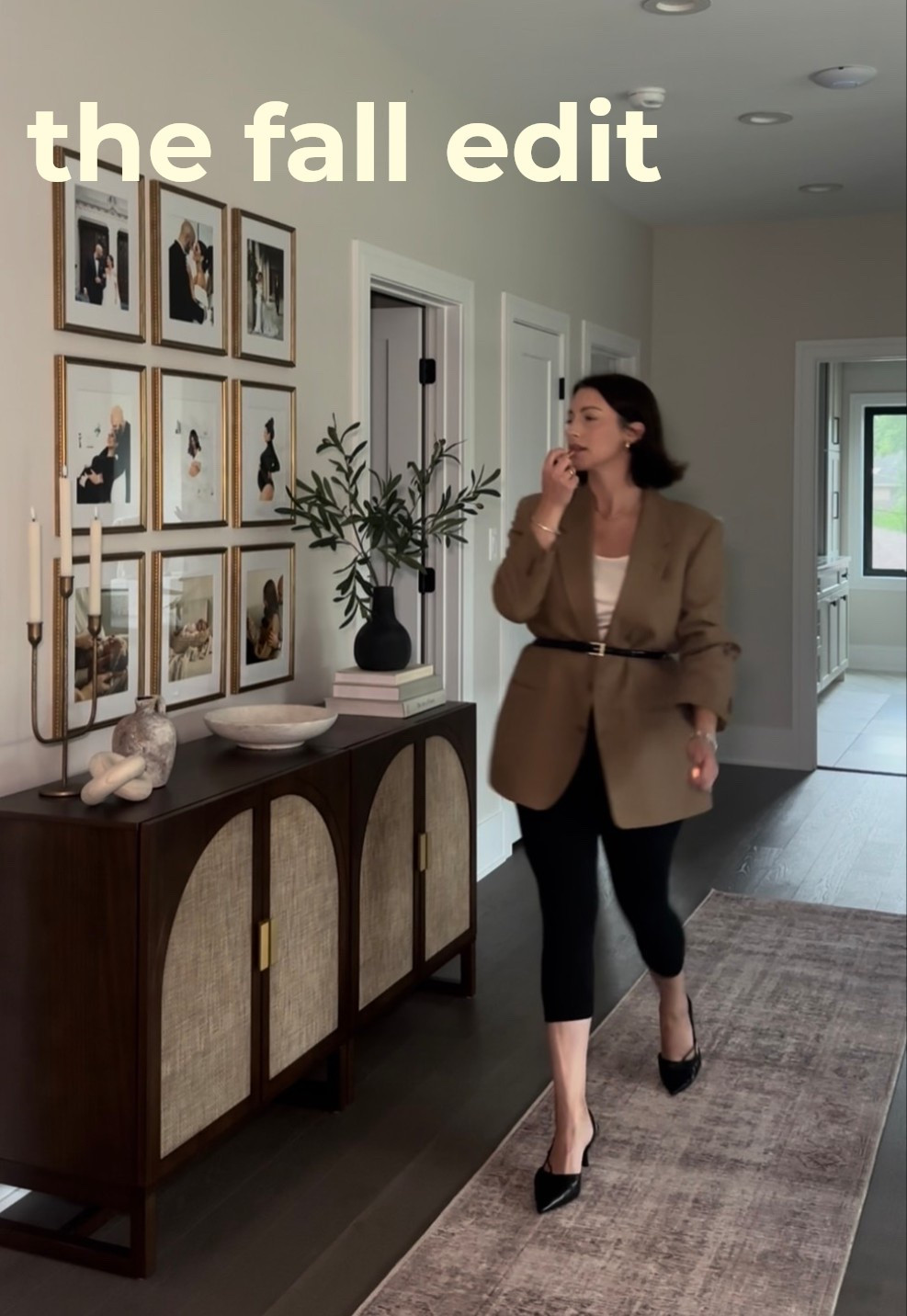 The fall edit, fall 2026, fall fashion, fall outfits 2026, girls dinner outfit, fall girls dinner outfit 2026, capri, capri pants, kitten heels, short heels, pointed toe heels, black heels, black capris, black leggings, leggings, capri leggings, oversized blazer, blazer, tan blazer, coffee colored blazer, fall blazer, wool blazer, women’s wool blazer

#LTKootd #LTKgrwm #LTKBeauty