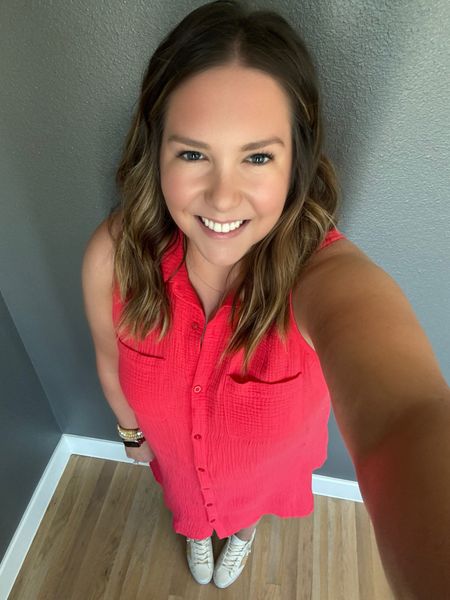 Summer weather has arrived in Dallas although it’s still
Very much spring. I absolutely love the color of this dress it will be perfect to wear forward. I paired it with a fun pair of sneakers that have a raffia detail. Easy for this time of year  

#LTKFindsUnder100 #LTKSeasonal #LTKShoeCrush