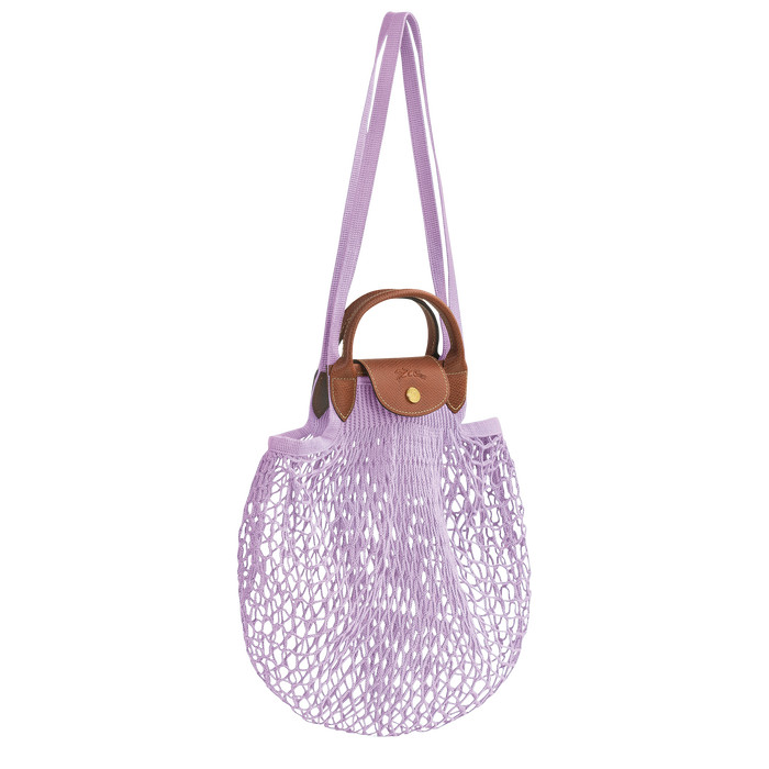 Mesh bag L Le Pliage filet Lilac (10121HVH356) | Longchamp US | Longchamp