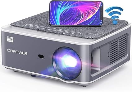 DBPOWER Native 1080P WiFi Projector, Upgrade 9500L Full HD Outdoor Movie Projector, Support 4D Ke... | Amazon (US)