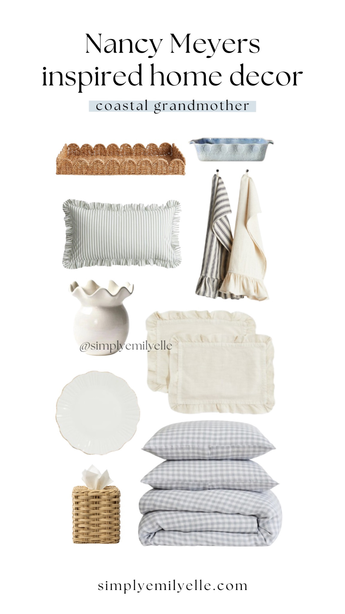 Coastal home, coastal aesthetic, coastal home decor, coastal grandmother aesthetic, coastal grandmother home decor, Nancy matters aesthetic, Martha Stewart aesthetic, ina garten aesthetic 

#LTKHome #LTKFindsUnder50 #LTKSaleAlert