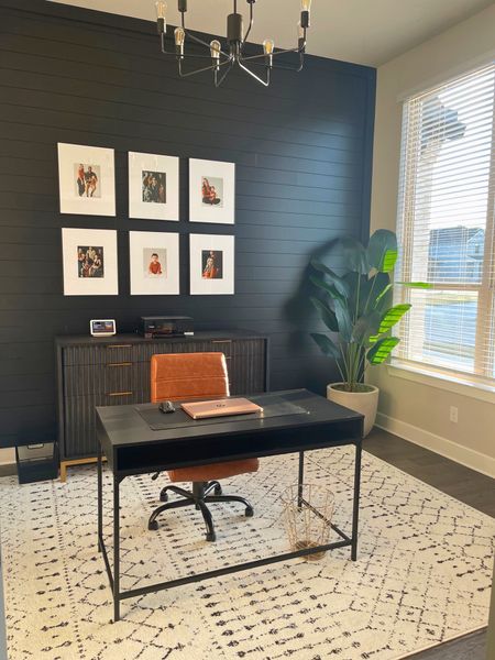 Home Office with black accent wall

#LTKsalealert #LTKfamily #LTKhome