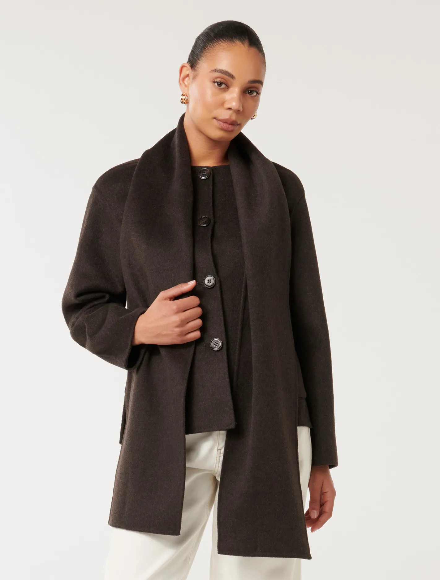 Stella Scarf Coat | Forever New (UK & IE)
