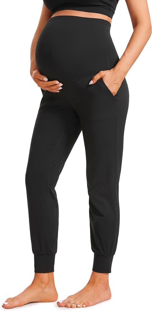 CRZ YOGA Womens Butterluxe Maternity Joggers with Pockets 27" - Workout Activewear Yoga Pregnancy... | Amazon (US)