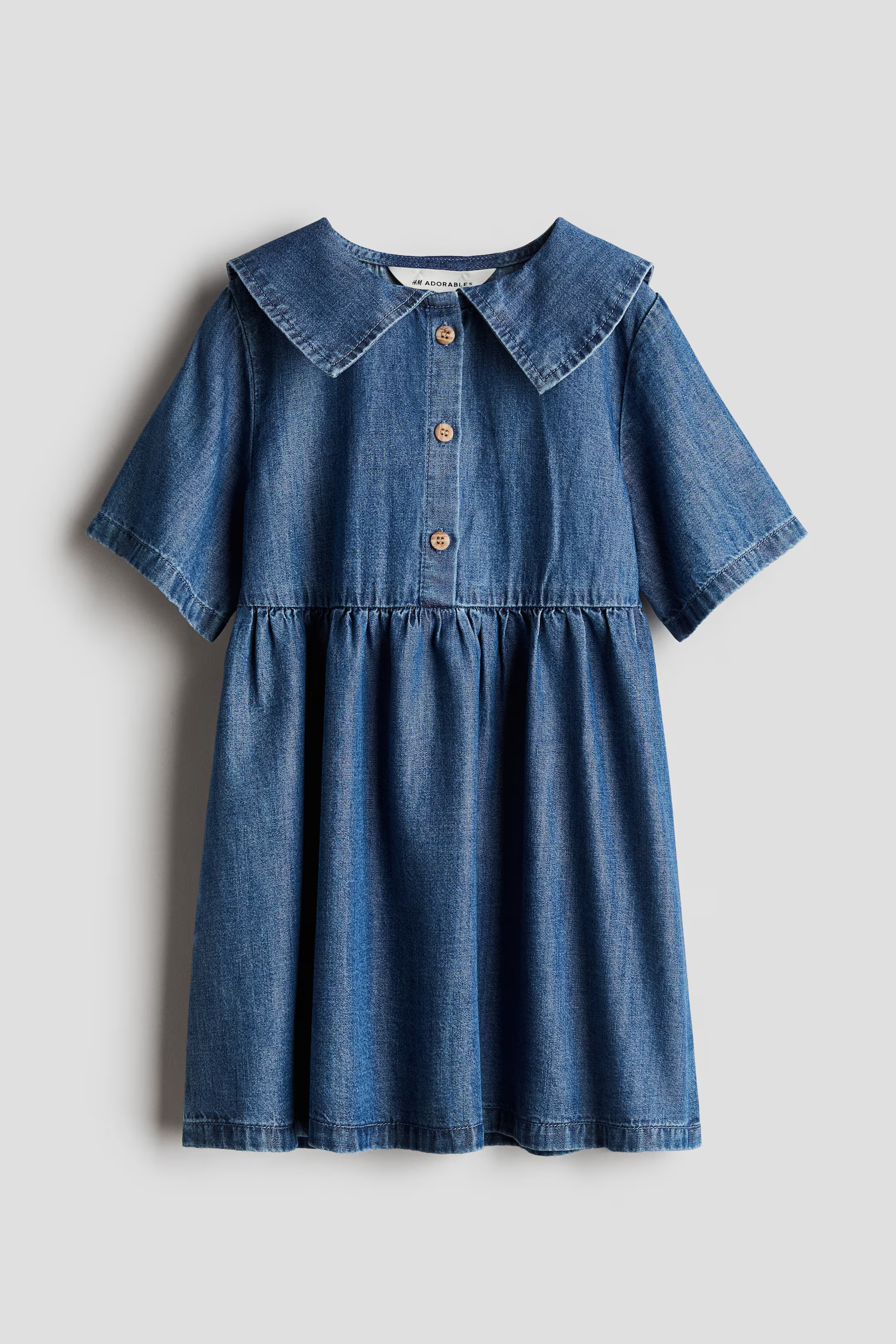 Cotton-blend Denim Dress | H&M (US + CA)
