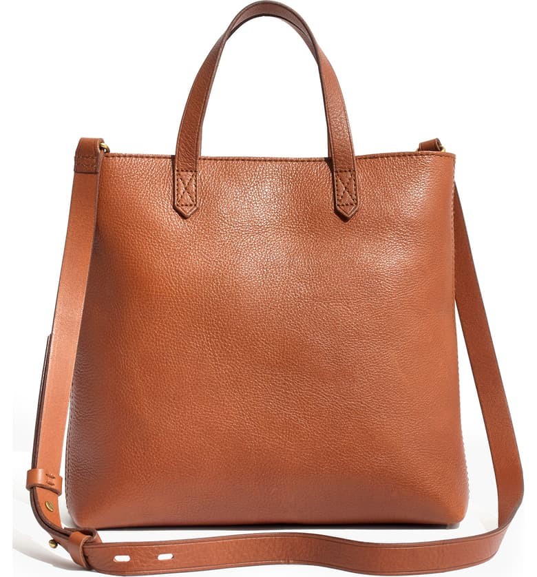 Small Transport Leather Crossbody Tote | Nordstrom