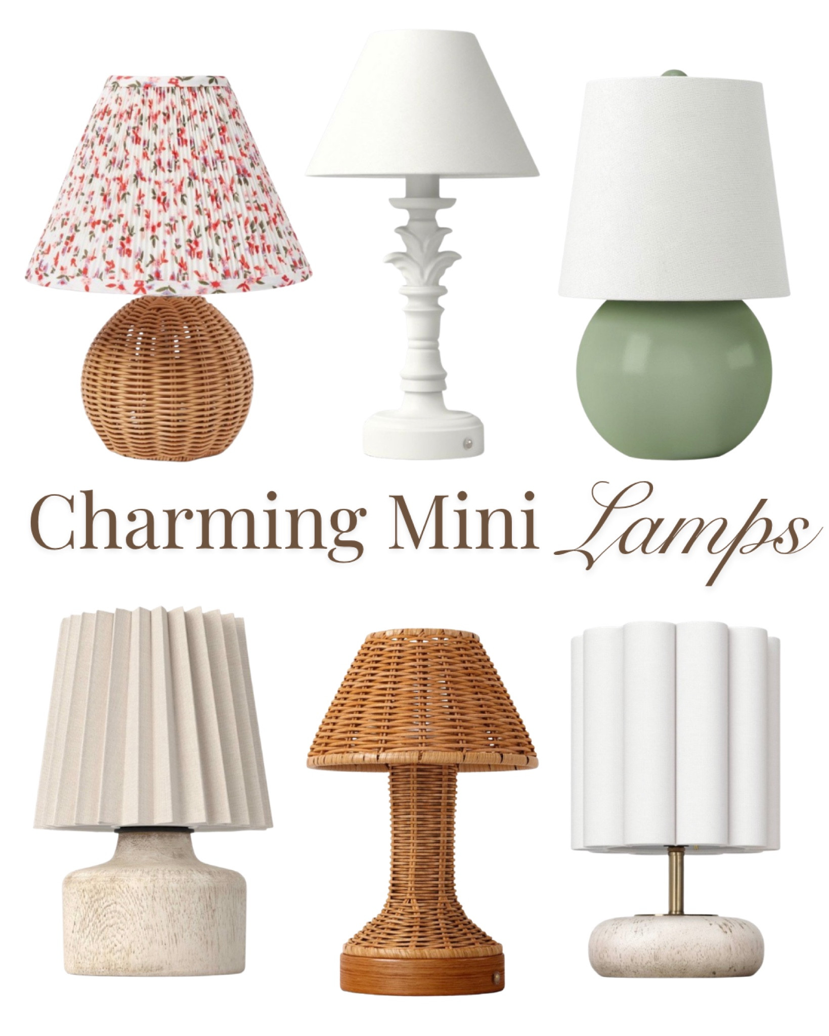 small lamps are the quickest way to make a room feel cozy

these are the ones I keep reaching for
they add warmth, soften corners, and make everything feel more lived in

i like mixing finishes so it feels layered and not too perfect

all linked here

#LTKHome