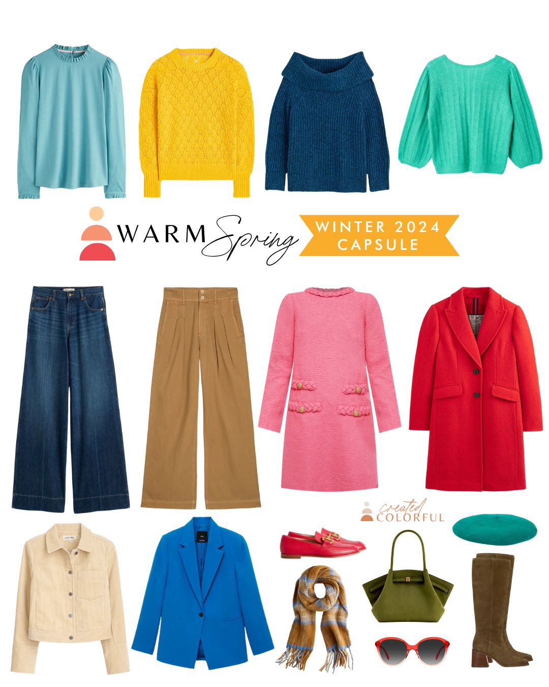 Warm Spring WINTER CAPSULE 

 #createdcolorful

#LTKSeasonal