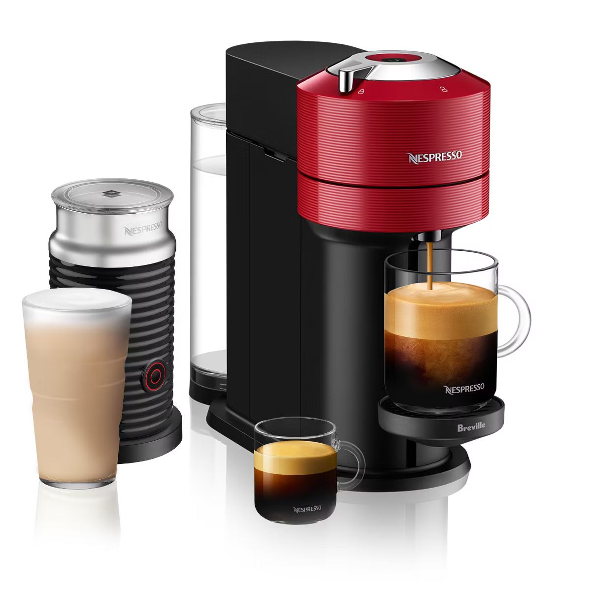 Nespresso Vertuo Next Bundle Coffee Maker and Espresso Machine by Breville - Red | Target