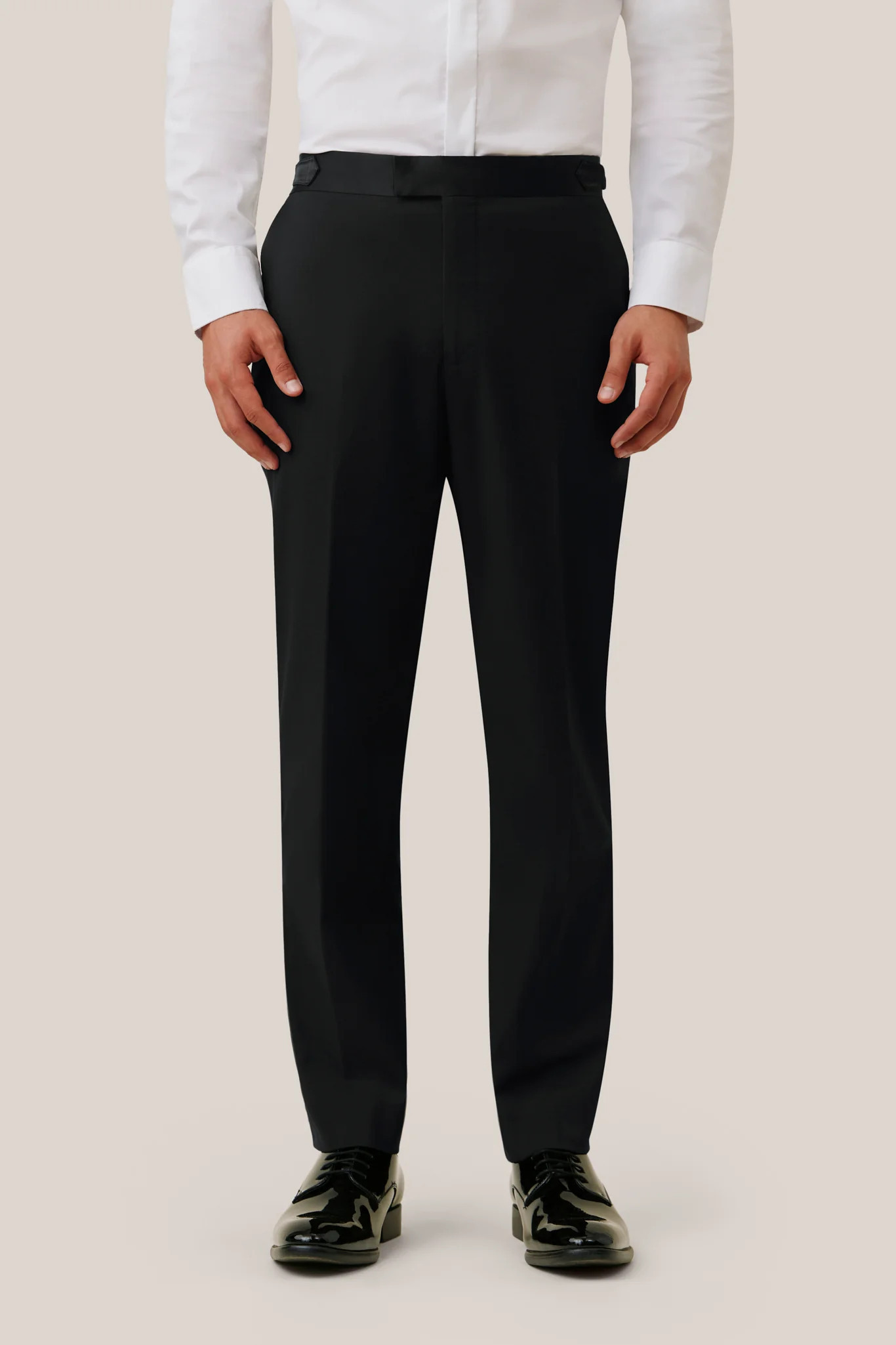 Black Size 36 30" Birdy Grey Spencer Tuxedo Pants | Birdy Grey