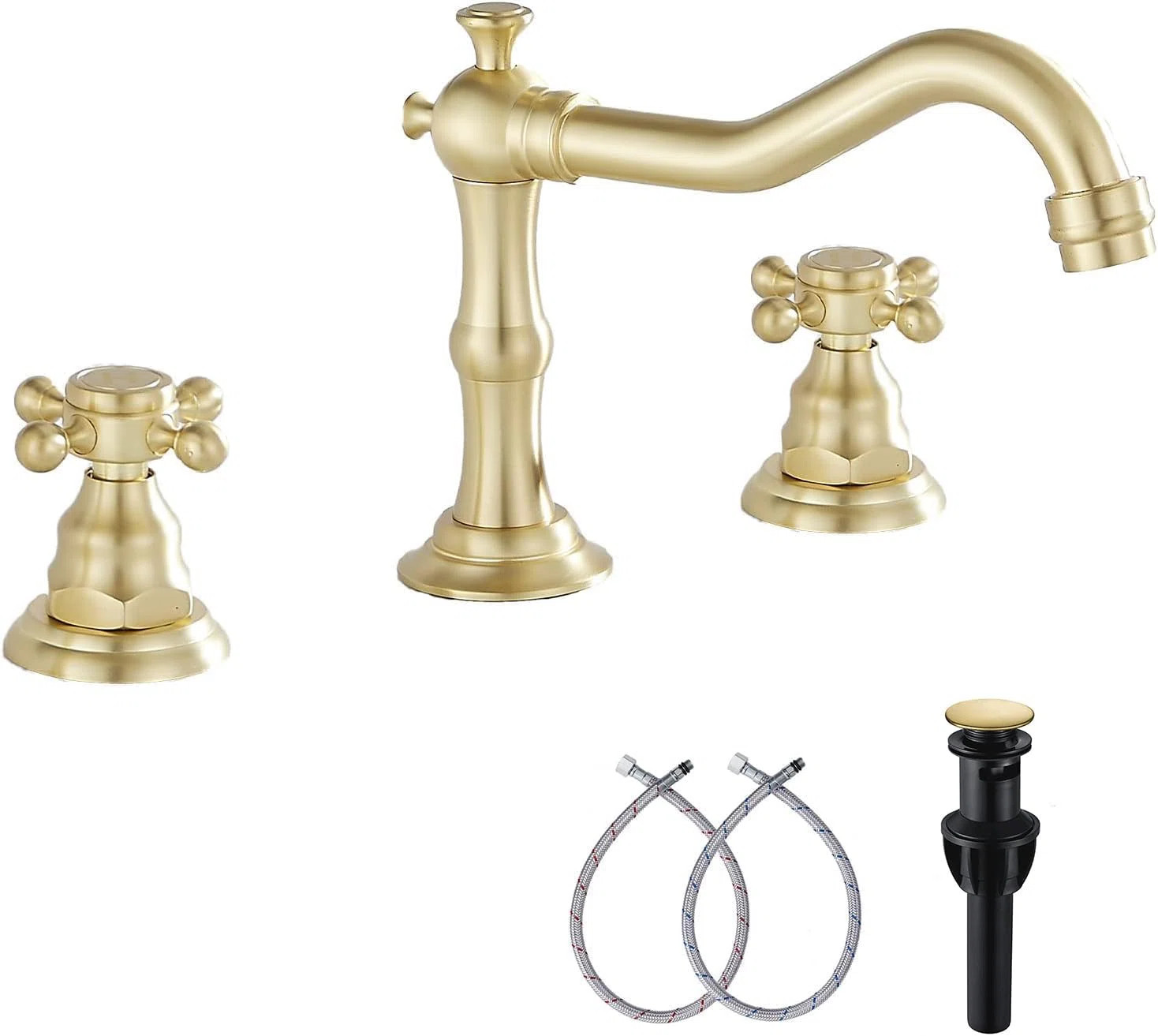 Widespread 2-handle Bathroom Faucet with Drain Assembly P-16389-BG | Wayfair North America