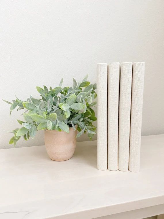 Individual "ULTRA THIN" Coffee Table Books|Linen Covered Book|Staging Book|Neutral Shelf Decor|Ne... | Etsy (CAD)