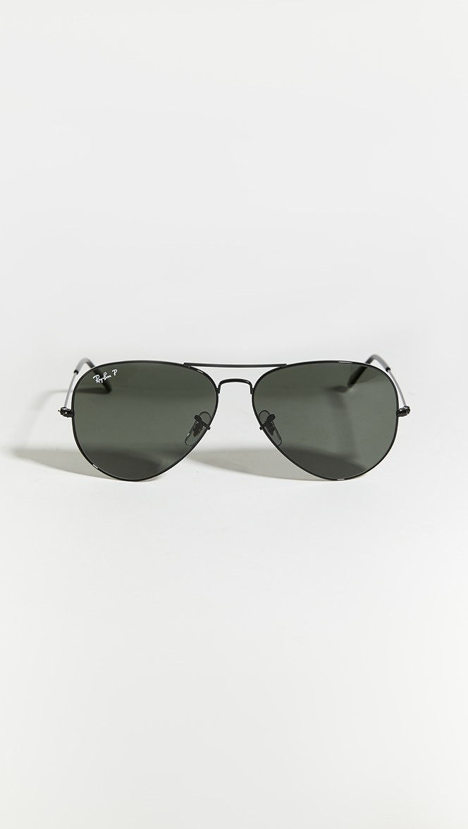 RB3025 Oversized Classic Aviator Polarized Sunglasses | Shopbop