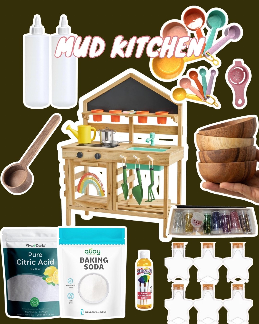 mud kitchen for the toddlers & little kids— one of their fav things to do outdoors! 

#LTKmomlife #LTKKids #LTKdayinmylife