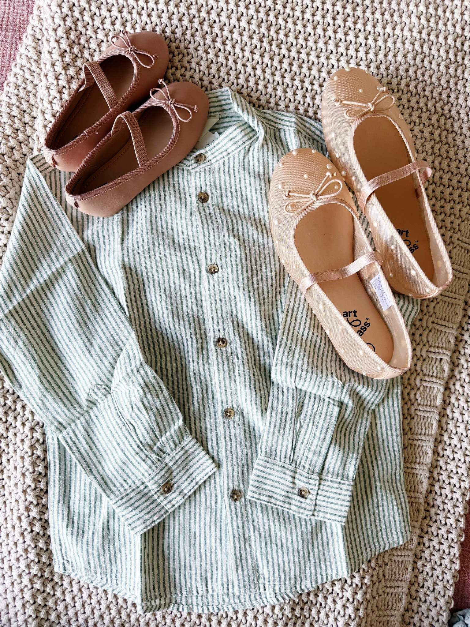 Easter ready! The cutest flats for toddlers and big girls. Plus, a linen button down for my little guy. 