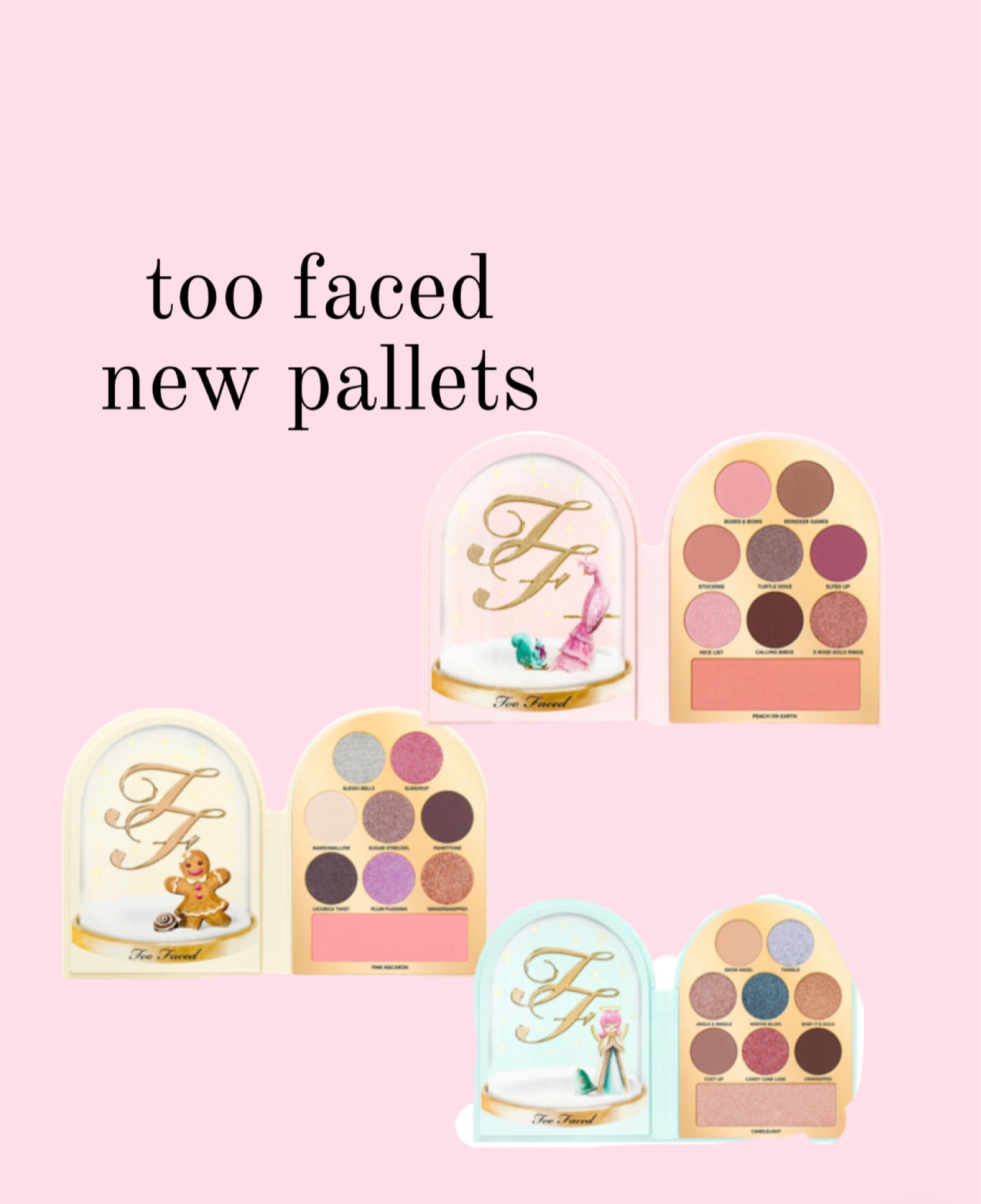 




Sephora, sephora release, too faced, too faced pallets, eyeshadow pallets, makeup, makeup deals, makeup finds, makeup looks, 

#LTKstyletip #LTKbeauty #LTKunder50