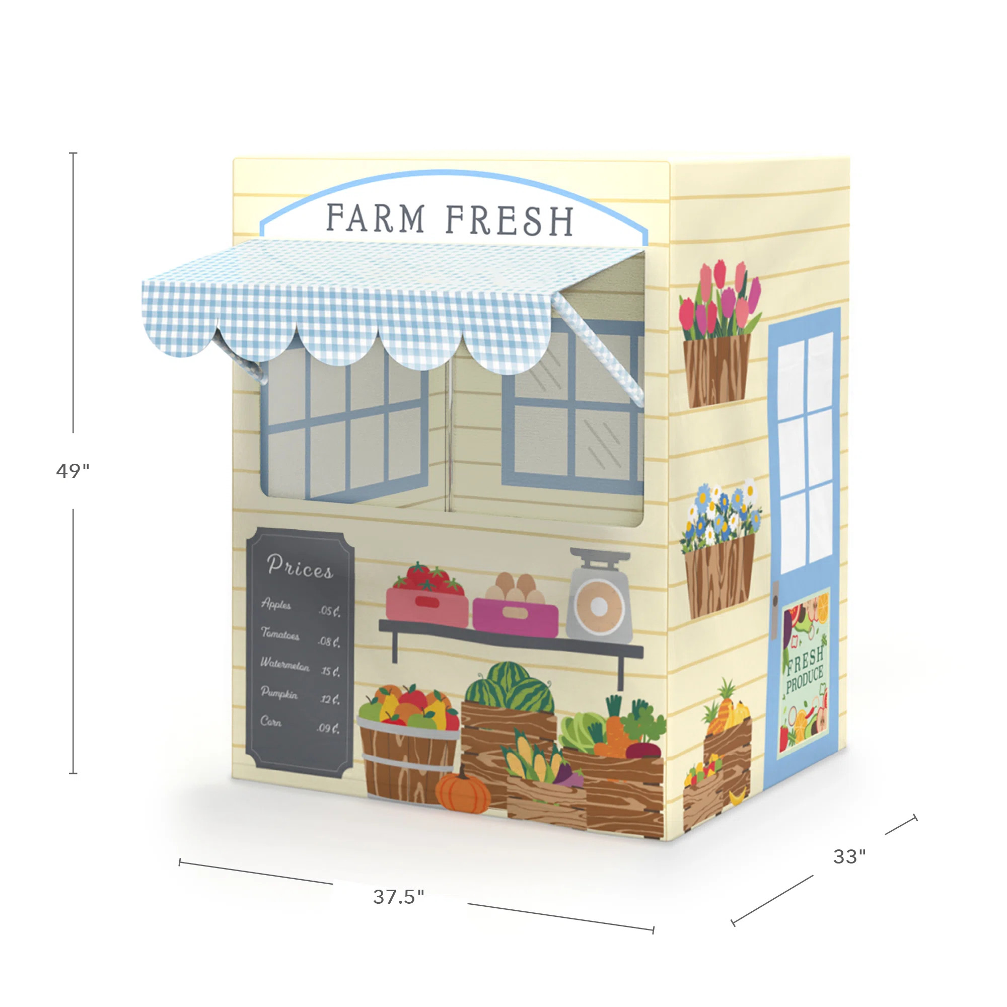 Martha Stewart Kids' Farmer's Market Play Tent | Wayfair North America