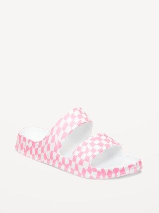 Gender-Neutral Double-Strap EVA Slide Sandals for Kids (Partially Plant-Based) | Old Navy (CA)