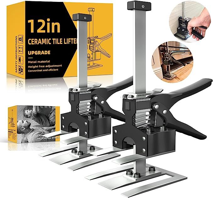 AMZKEIO Lever Arm Lifter, 12 Inch Labor Saving Arm Jack, Drywall Lift, Hand Jack Lift Tool for Wa... | Amazon (US)