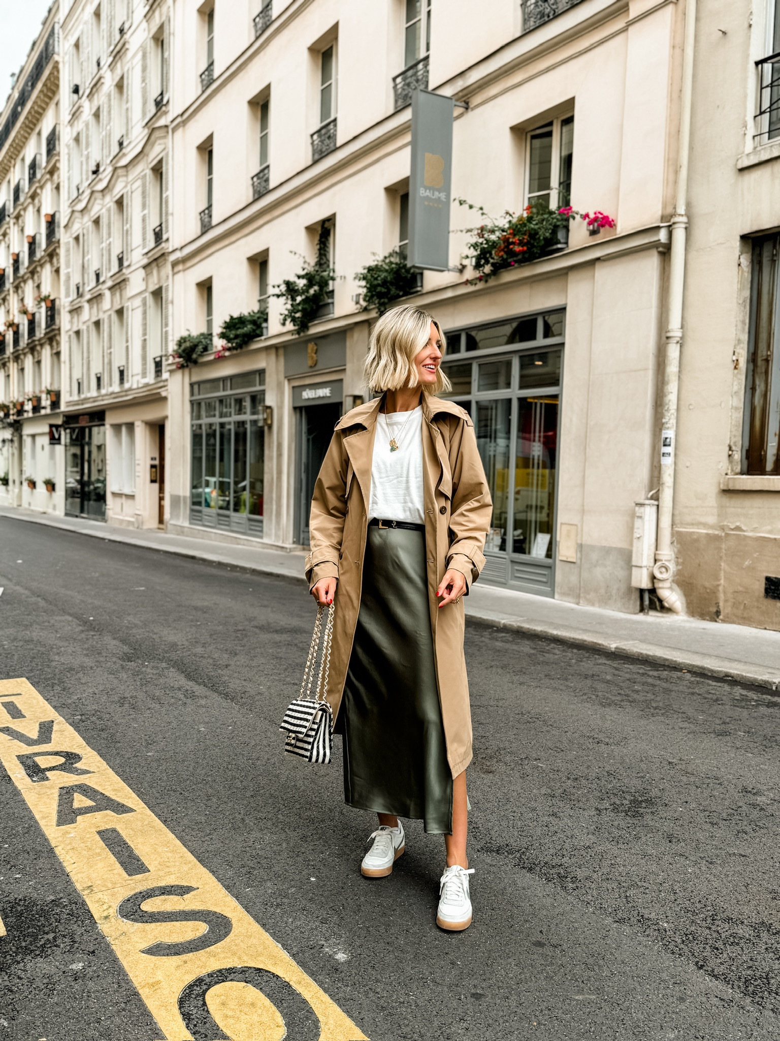 I have been able to style this slip dress from Target so many ways! Wearing XS!

Loverly Grey, Target finds, Amazon finds, Abercrombie finds, slip dress, satin dress, midi dress, sneakers, white tee, trench coat, European vacation outfit, Paris outfits, fall outfit 

#LTKSeasonal #LTKStyleTip