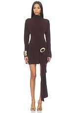 Lovers and Friends Noelle Mini Dress in Chocolate Brown from Revolve.com | Revolve Clothing (Global)